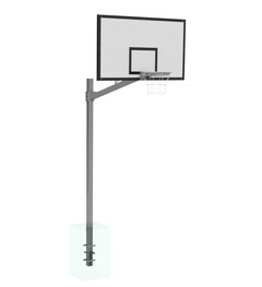 Basketbalová konštrukcia jednostĺpová Strong s ramenom 1,2 m, pre veľkosť tabule 105x180cm